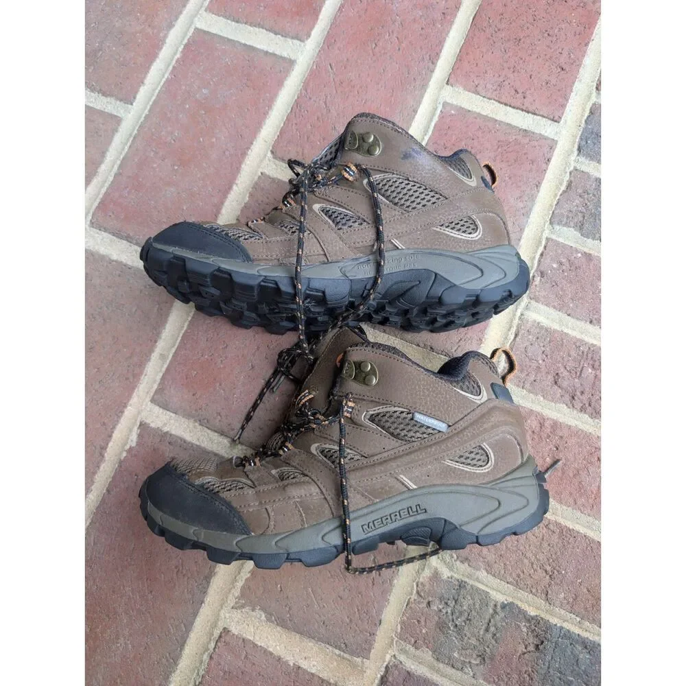 Merrell Moab 2 Mid Waterproof Kids Hiking Boots Size 4.5